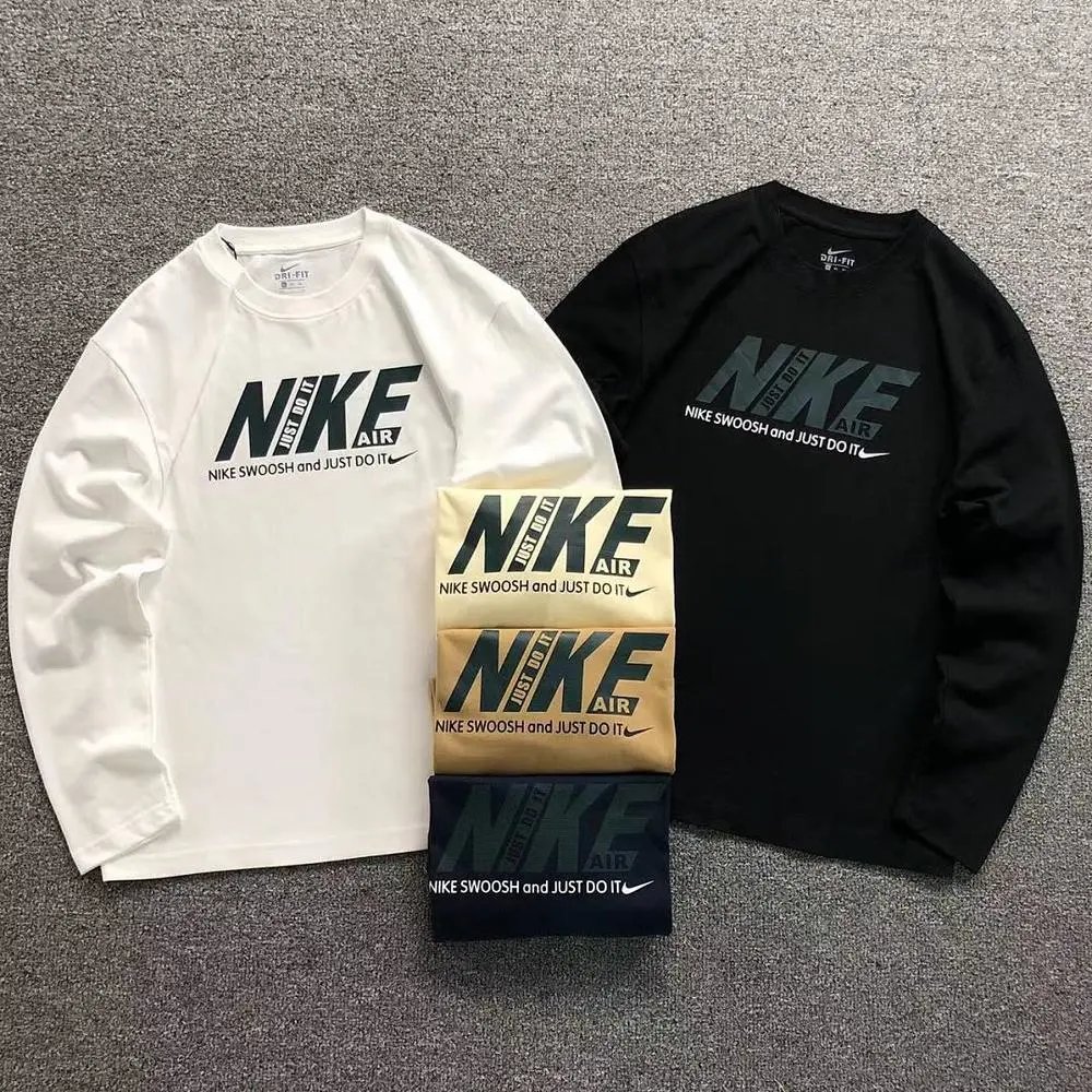 Nike logo print long sleeve shirt — W2CFinds curated find