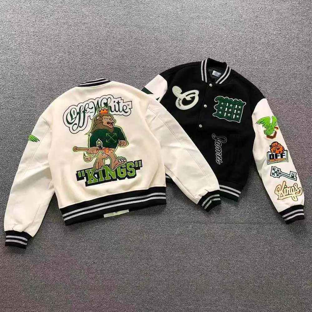 Off-White lion king varsity jacket — W2CFinds curated find