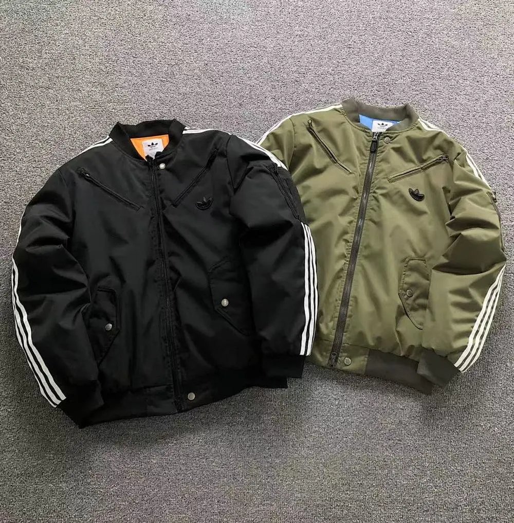 Adidas baseball collar cotton jacket — W2CFinds curated find