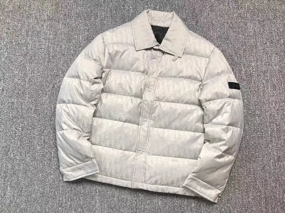 Dior Down Jackets Oblique monogram puffer jacket image 3