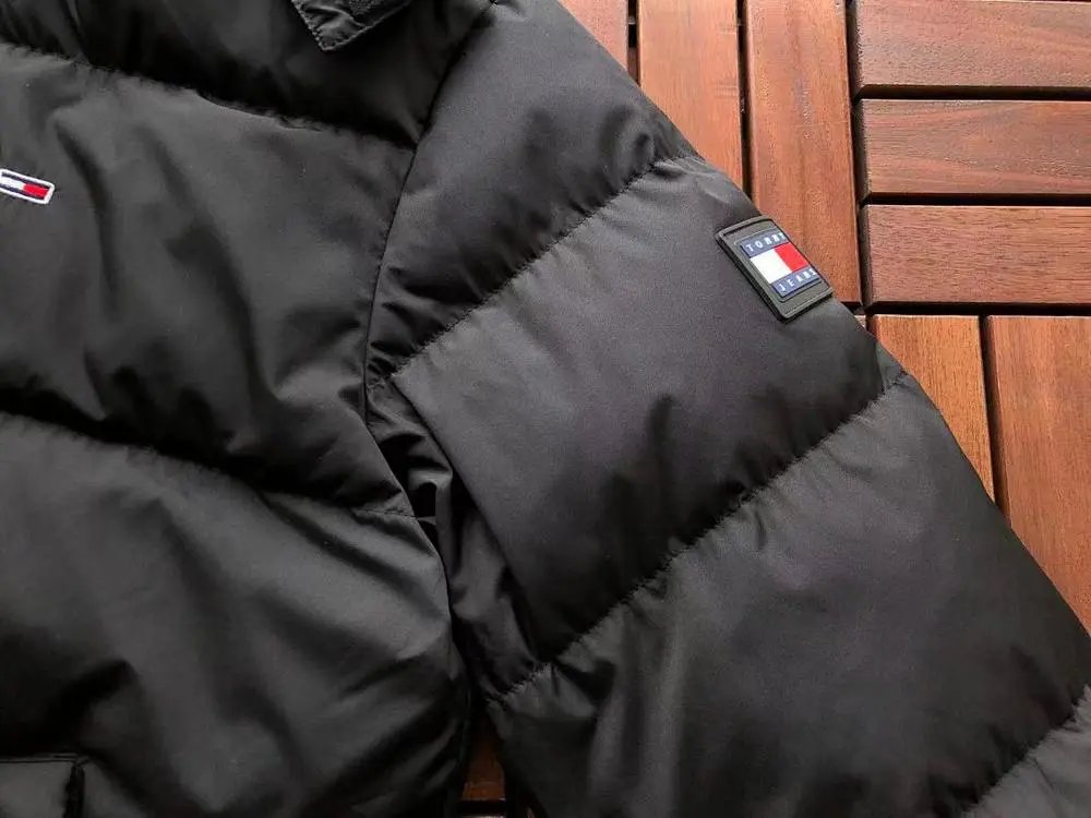 Tommy Jeans Down Jackets Hooded quilted puffer jacket image 7