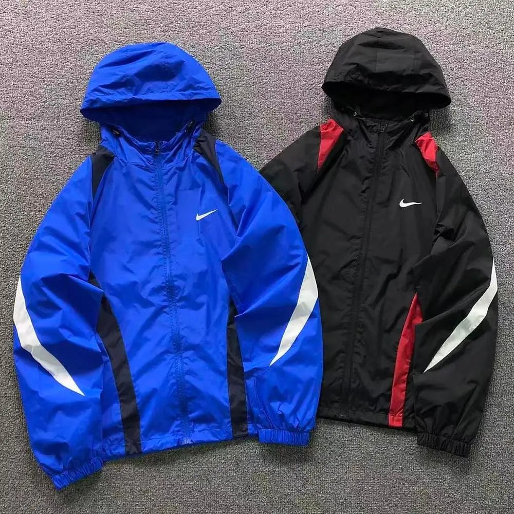 Nike color block hooded windbreaker jacket — W2CFinds curated find