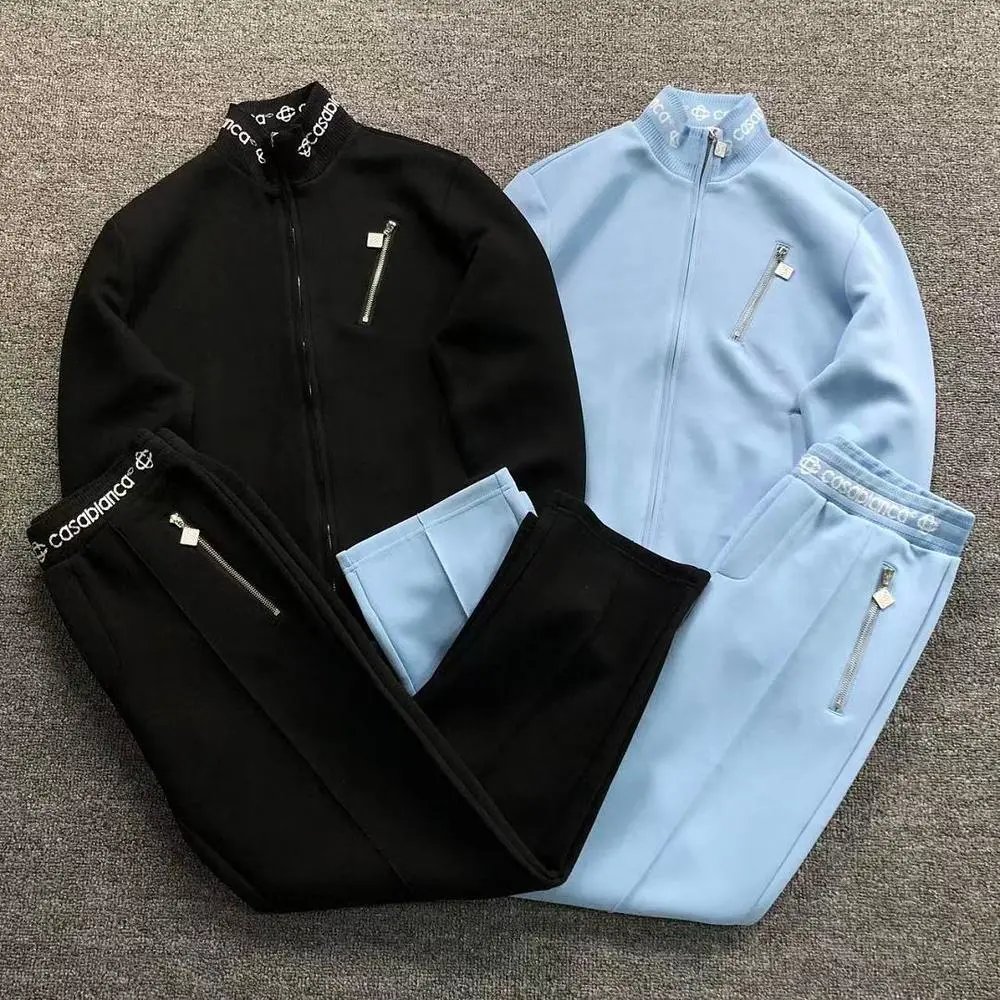 Casablanca logo collar tracksuit set — W2CFinds curated find