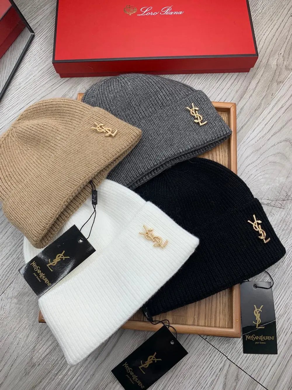 Yves Saint Laurent Knitted Hat