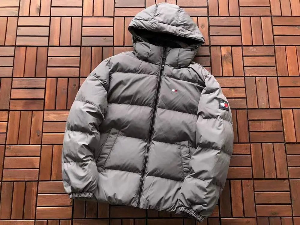 Tommy Jeans Down Jackets Hooded quilted puffer jacket — Style 2