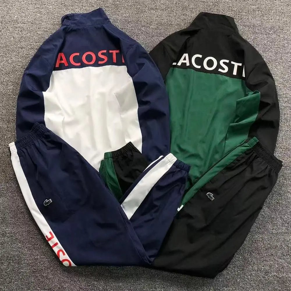 Lacoste color block tracksuit set — W2CFinds curated find