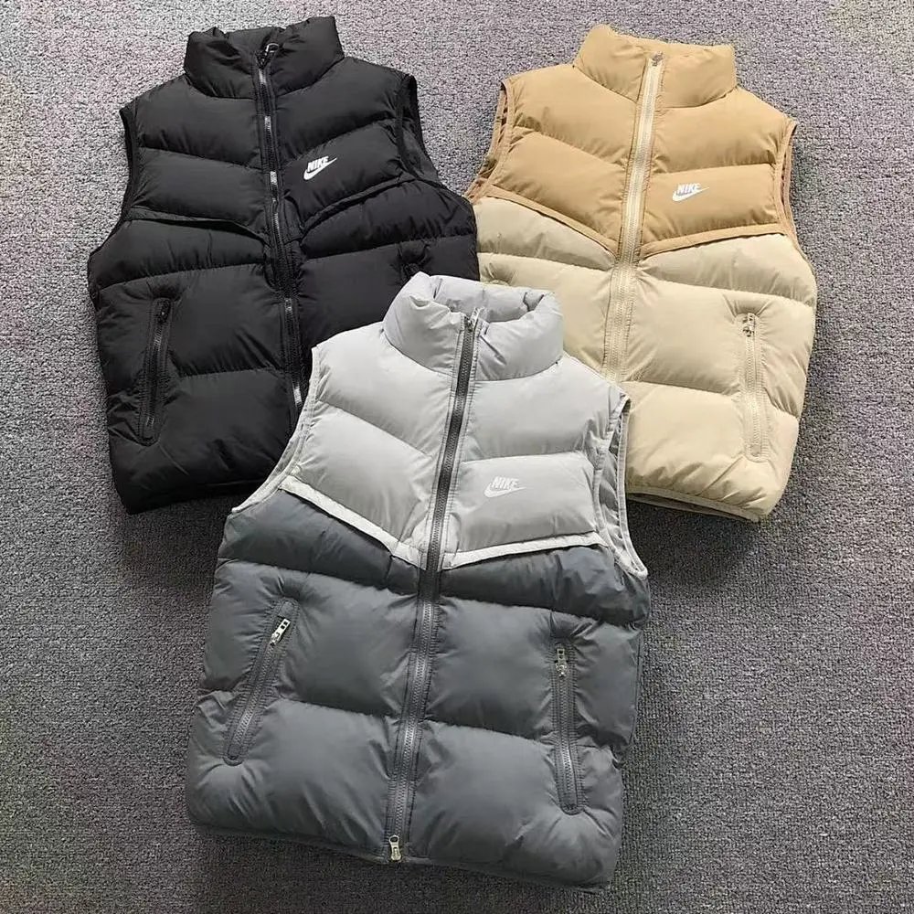 Nike stand collar cotton vest — W2CFinds curated find