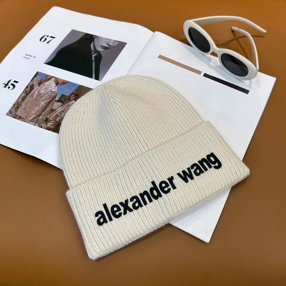 Alexander Wang Hats Rib-knit logo beanie image 4