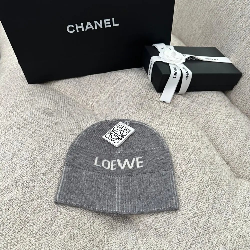Loewe Hats Logo Knit Beanie image 5