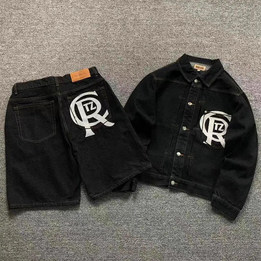 Corteiz denim jacket and denim shorts — W2CFinds curated find