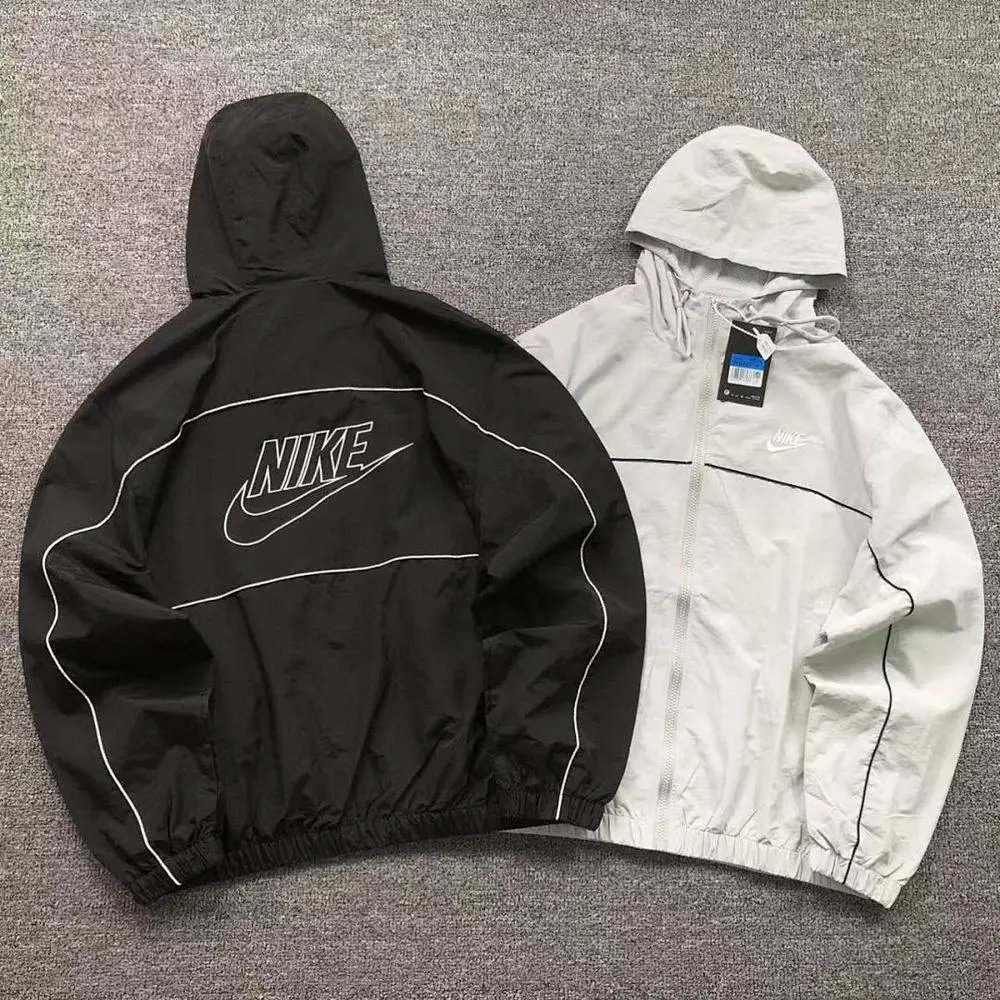 Nike lined hooded windbreaker jacket — W2CFinds curated find