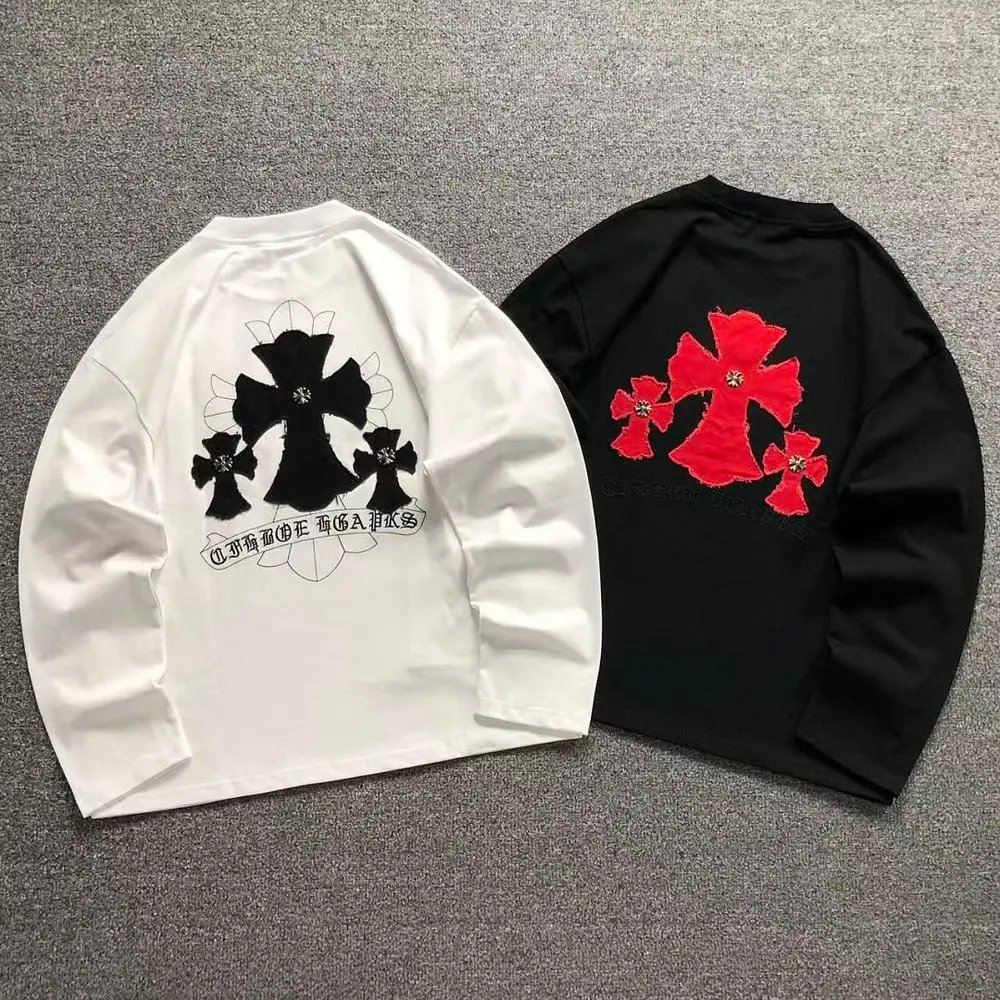 Chrome Hearts cross patch long sleeve shirt — W2CFinds curated find