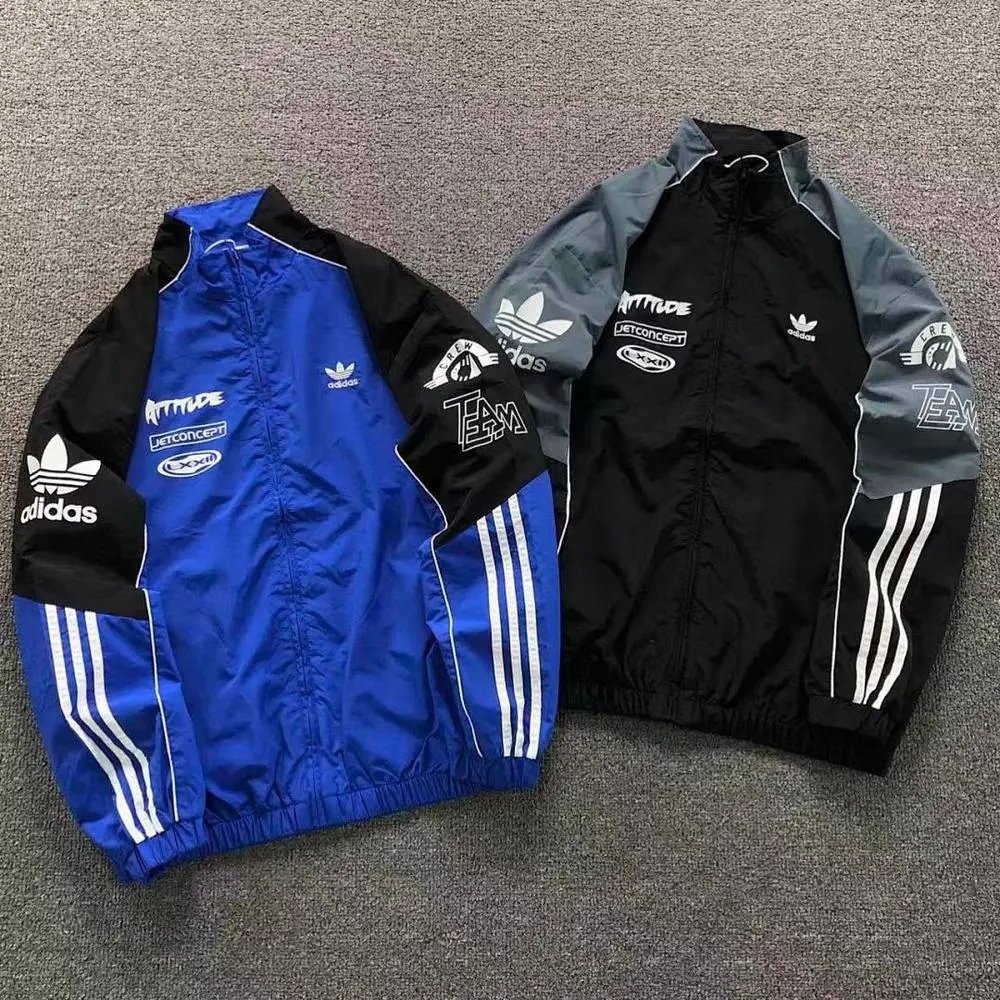 Adidas Originals color block windbreaker jacket — W2CFinds curated find