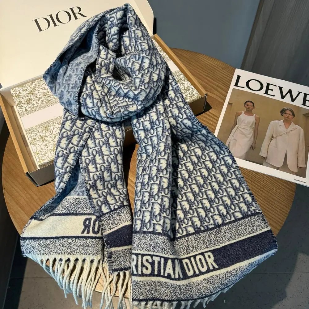 Dior Scarves Oblique Monogram and Toile de Jouy Print image 9