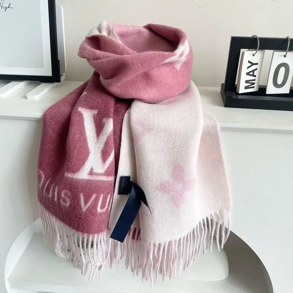 Louis Vuitton Scarves Monogram fringed scarf image 5