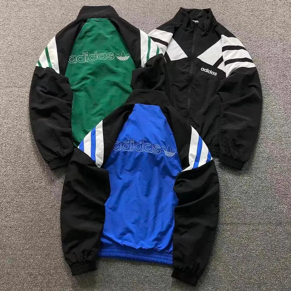 Adidas Originals color block back print track jacket — W2CFinds curated find
