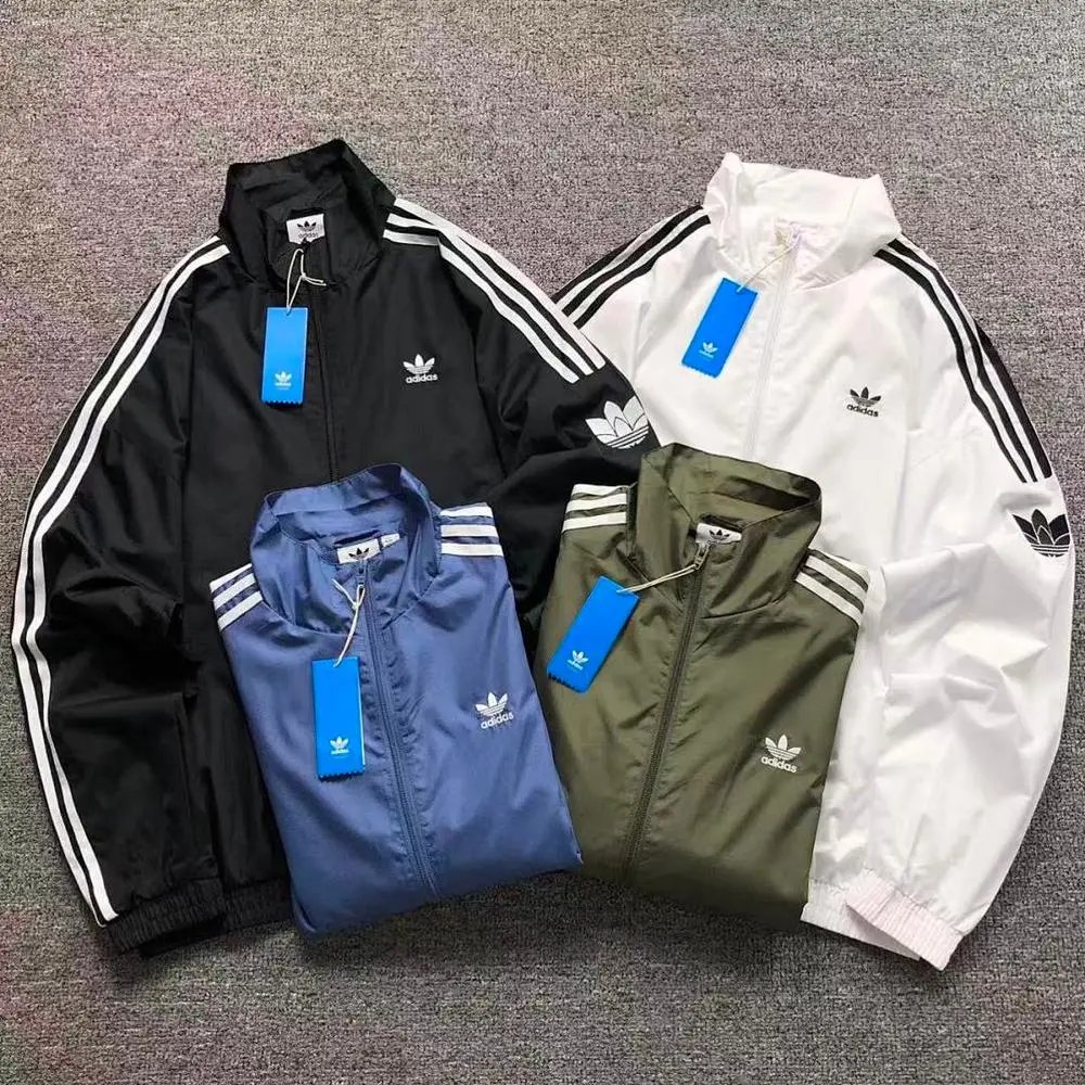 Adidas Originals three stripes windbreaker jacket — W2CFinds curated find