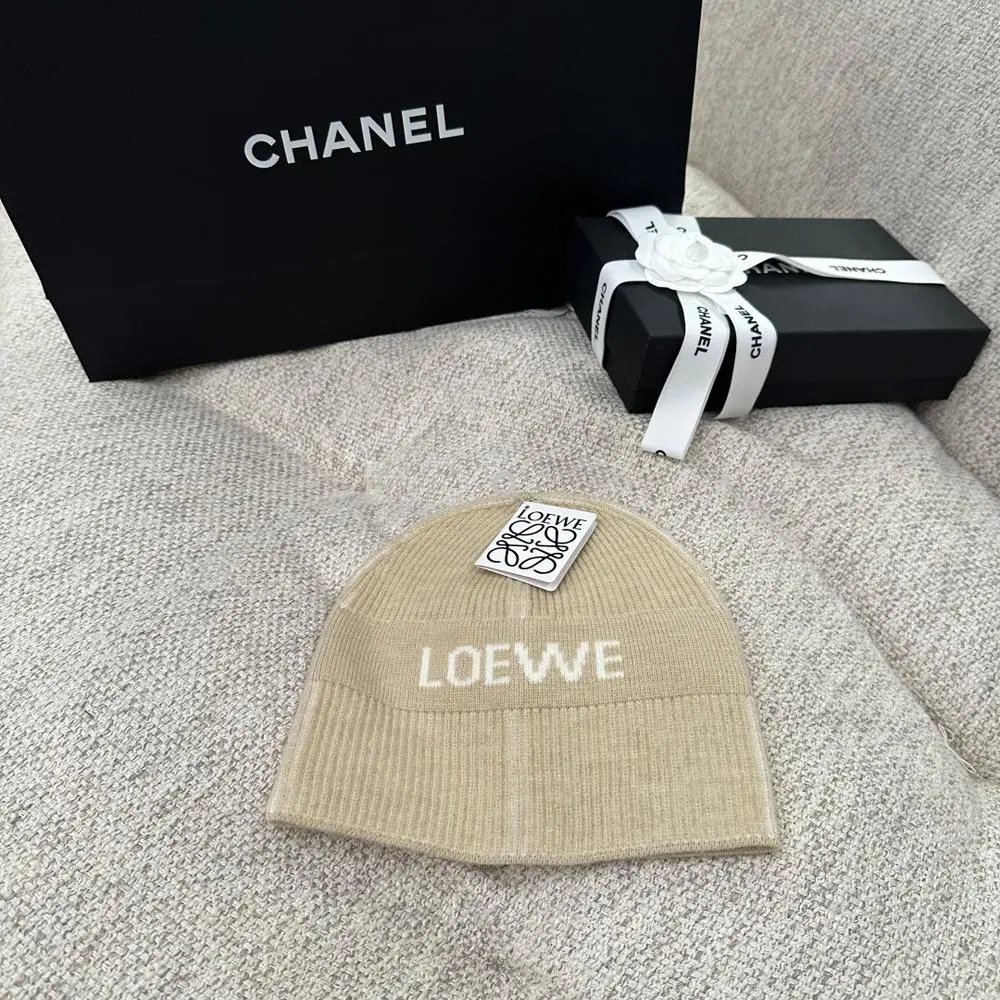 Loewe Hats Logo Knit Beanie image 6