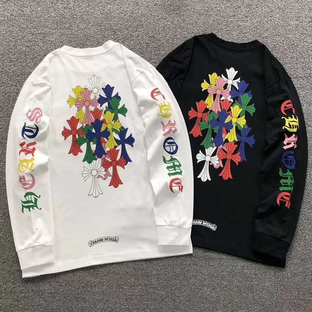 Chrome Hearts colorful cross long sleeve shirt — W2CFinds curated find