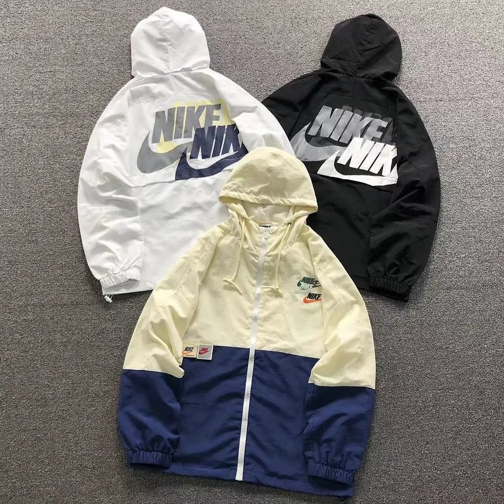 Nike logo print hooded jacket — W2CFinds curated find