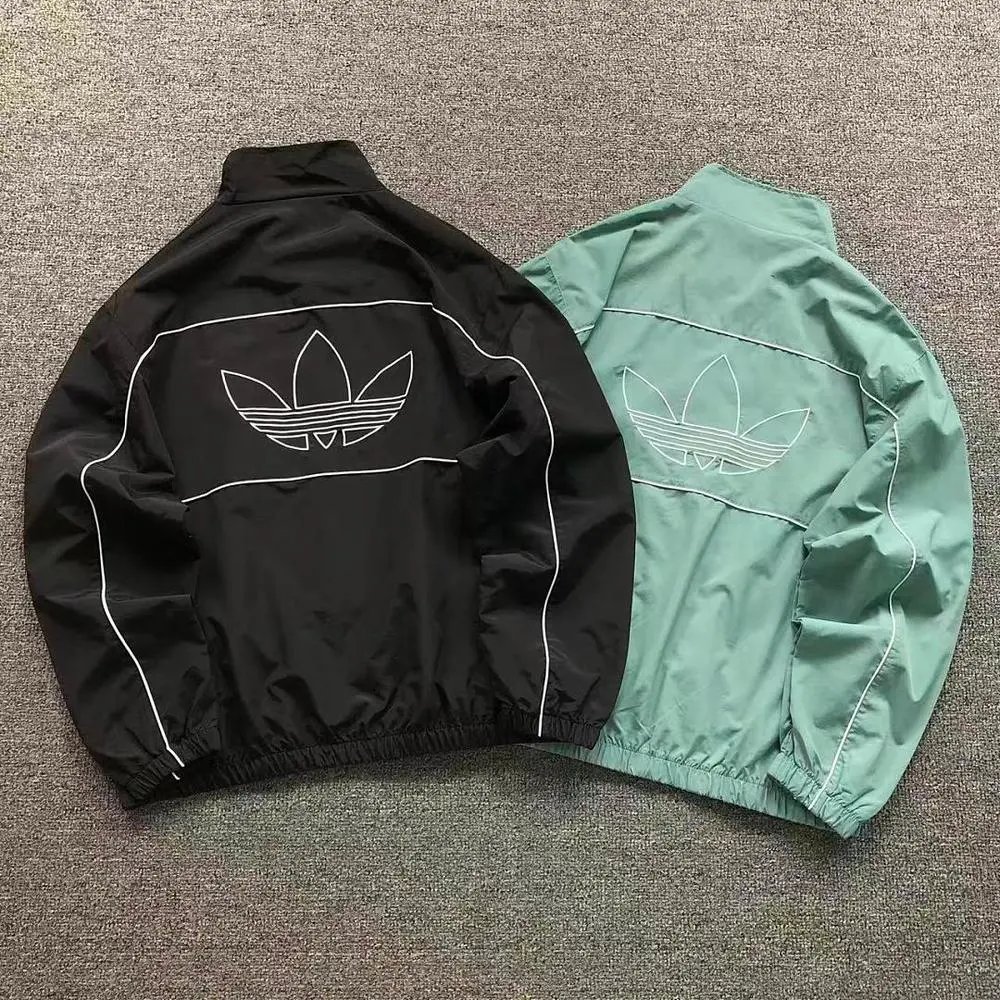 Adidas Originals outline logo windbreaker jacket — W2CFinds curated find