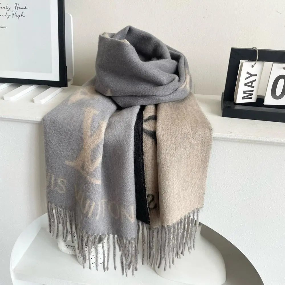 Louis Vuitton Scarves Monogram fringed scarf image 7