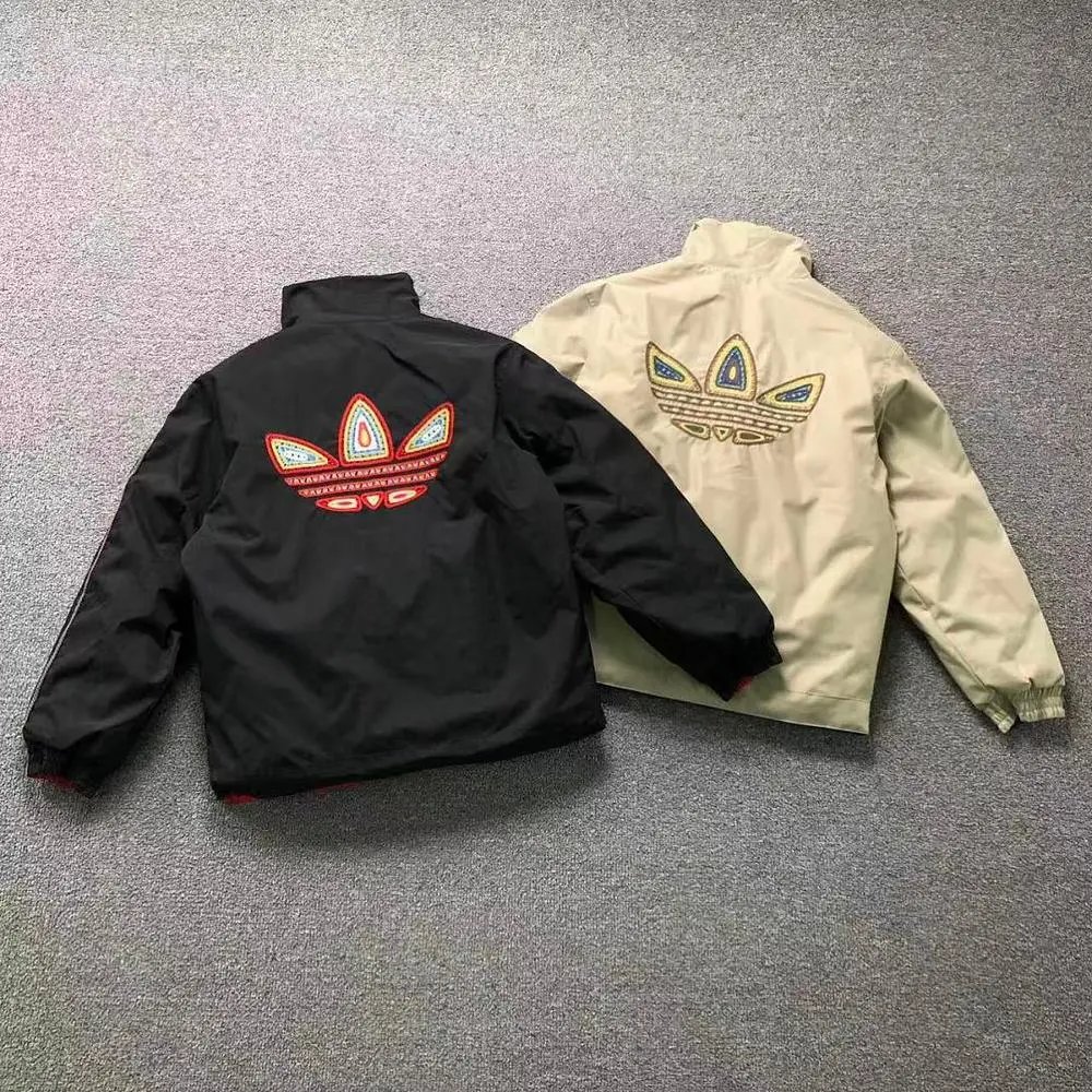 Adidas stand collar cotton jacket — W2CFinds curated find