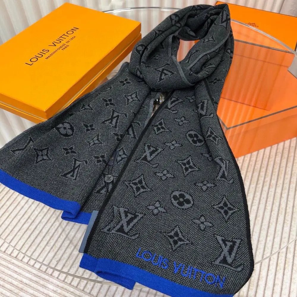 Louis Vuitton Scarves Monogram and fringed scarf styles image 3