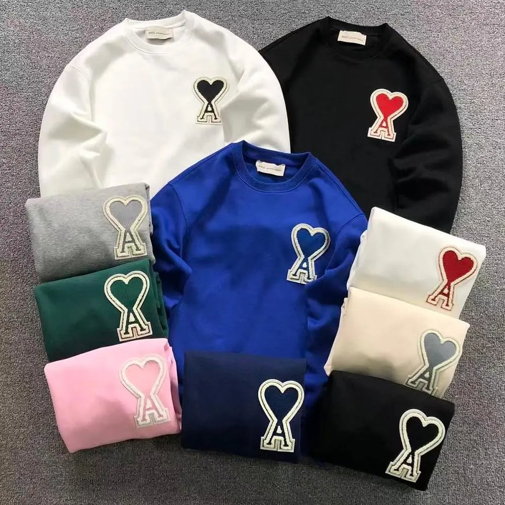 Ami heart logo crew neck sweatshirt — W2CFinds curated find