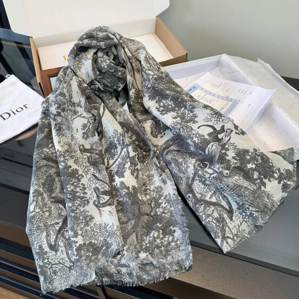 Dior Scarves Oblique Monogram and Toile de Jouy Print image 6