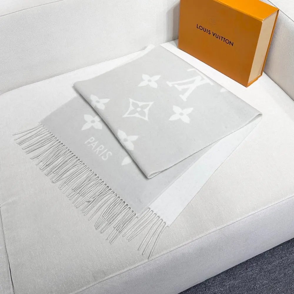 Louis Vuitton Scarves Monogram Fringe Scarf image 10