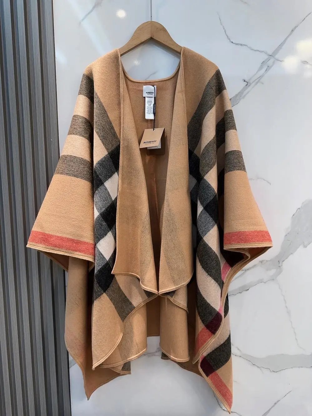 Burberry Scarves Plaid Fringed Scarf and Cape Shawl image 5