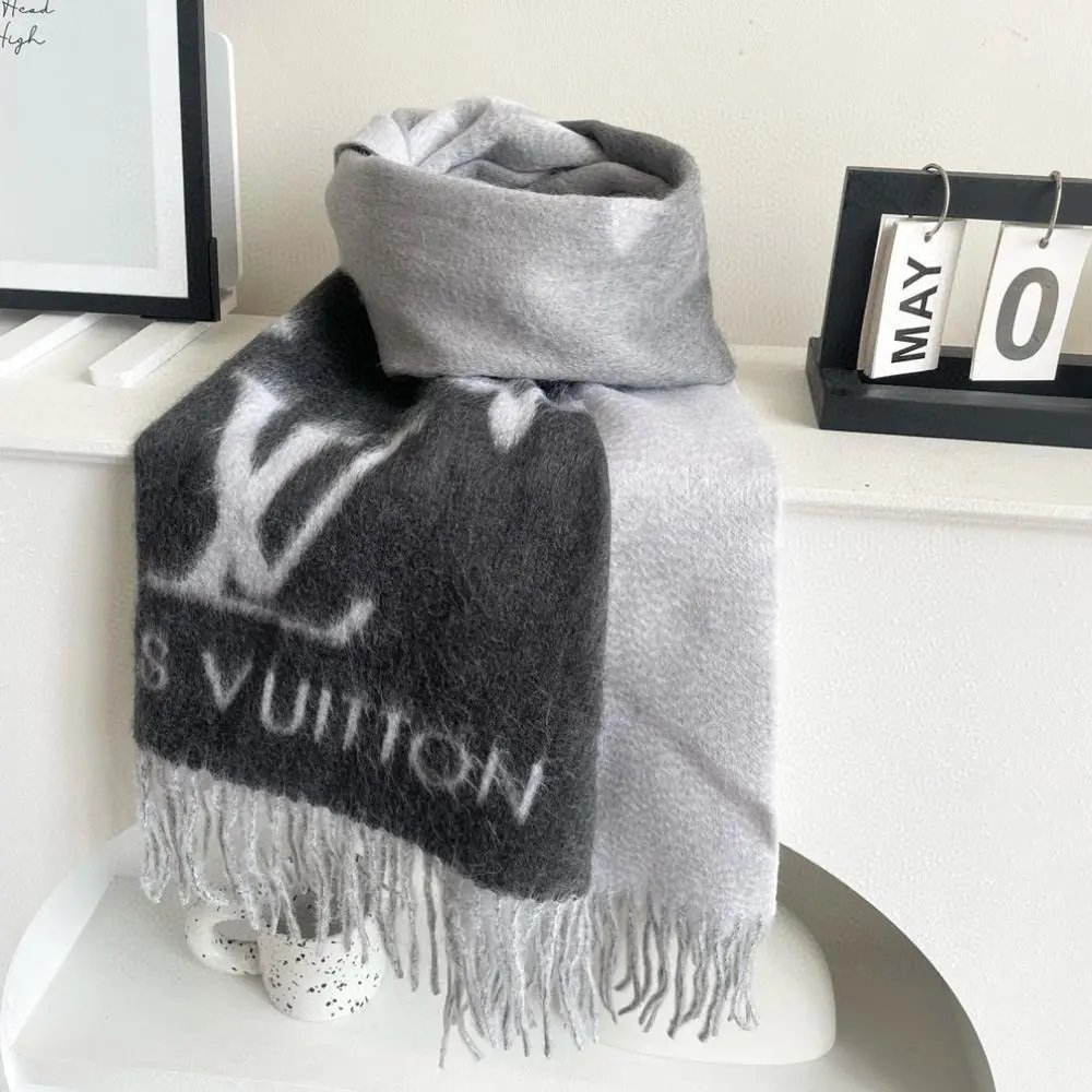 Louis Vuitton Scarves Monogram fringed scarf image 6