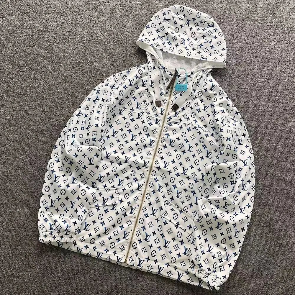 Louis Vuitton monogram hooded windbreaker jacket — W2CFinds curated find
