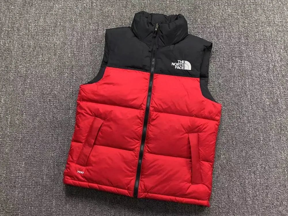 The North Face Vests 700-fill color-block puffer vest — Style 4