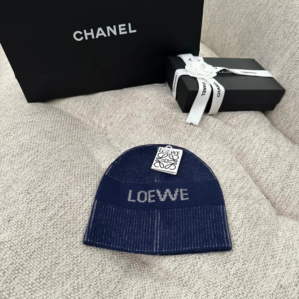 Loewe Hats Logo Knit Beanie image 7