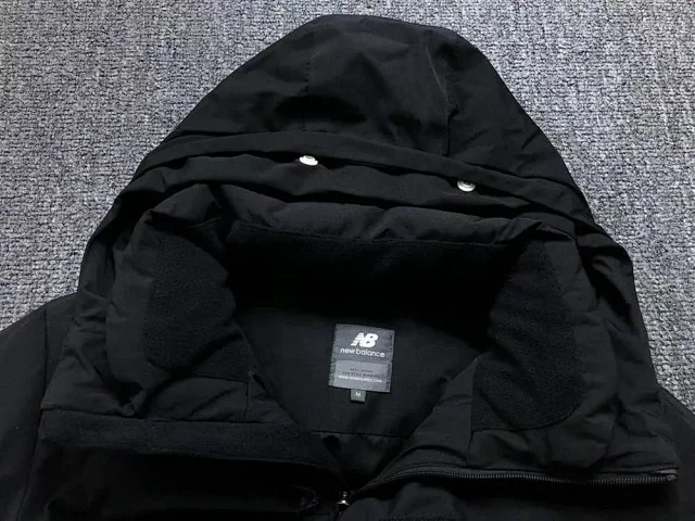 New Balance Down Jackets Fur-Trim Hooded Utility Jacket product detail image 5