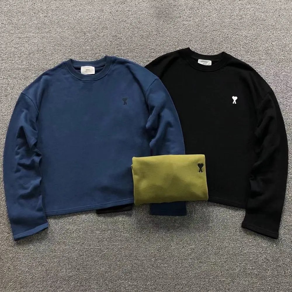 Ami small heart logo crew neck sweatshirt — W2CFinds curated find