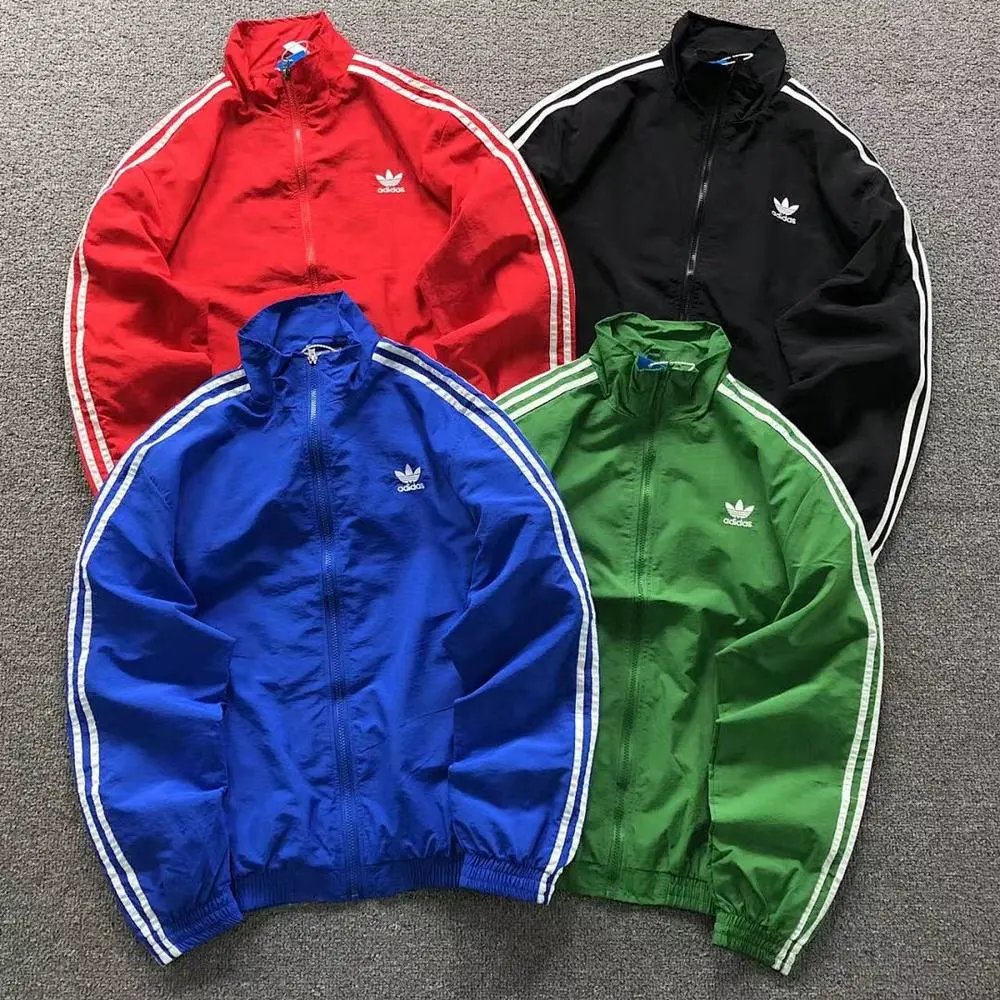 Adidas Originals three stripes windbreaker jacket — W2CFinds curated find