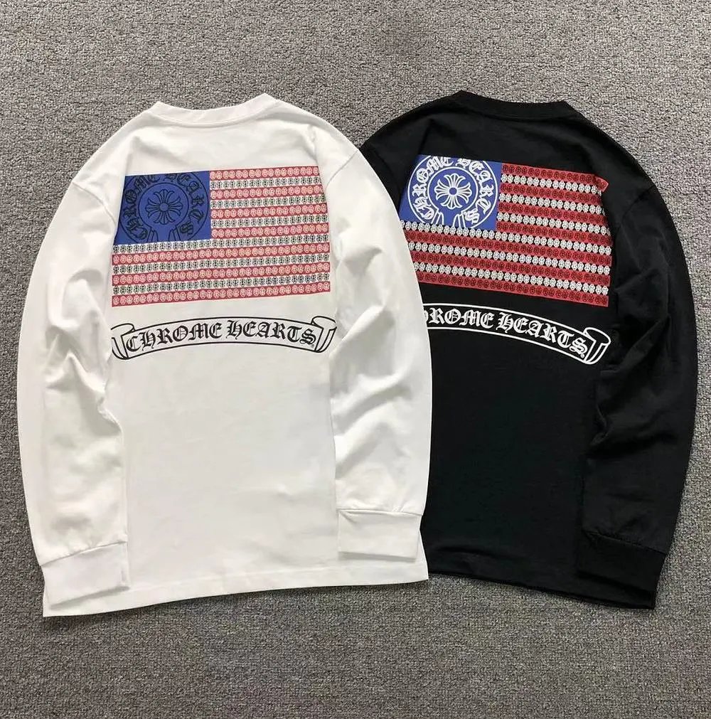 Chrome Hearts flag print long sleeve shirt — W2CFinds curated find
