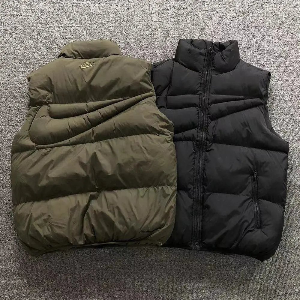 Nike stand collar cotton vest — W2CFinds curated find
