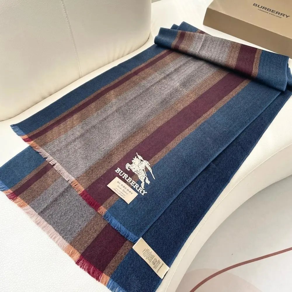 Burberry Scarves Plaid Fringed Scarf and Cape Shawl image 3