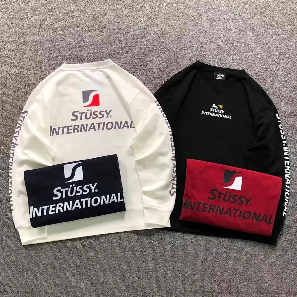 Stussy International logo long sleeve shirt — W2CFinds curated find
