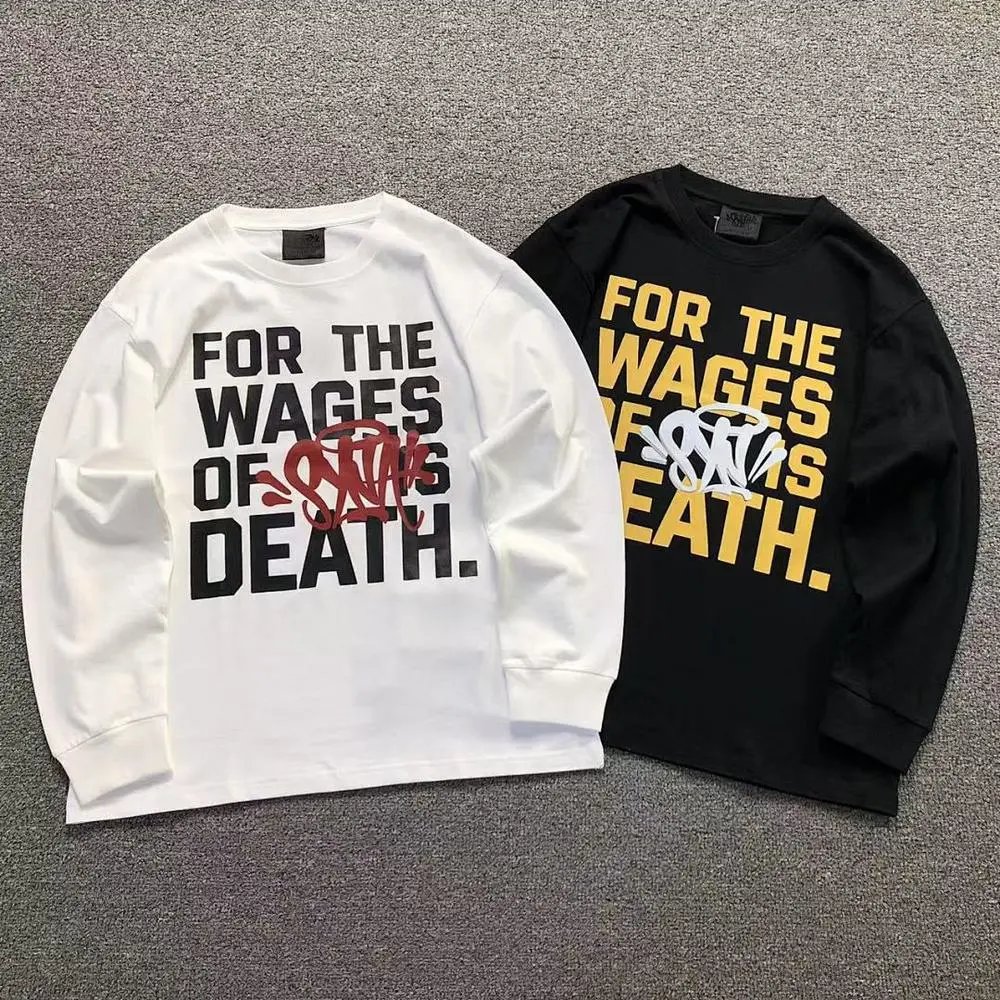 Syna slogan print long sleeve shirt — W2CFinds curated find
