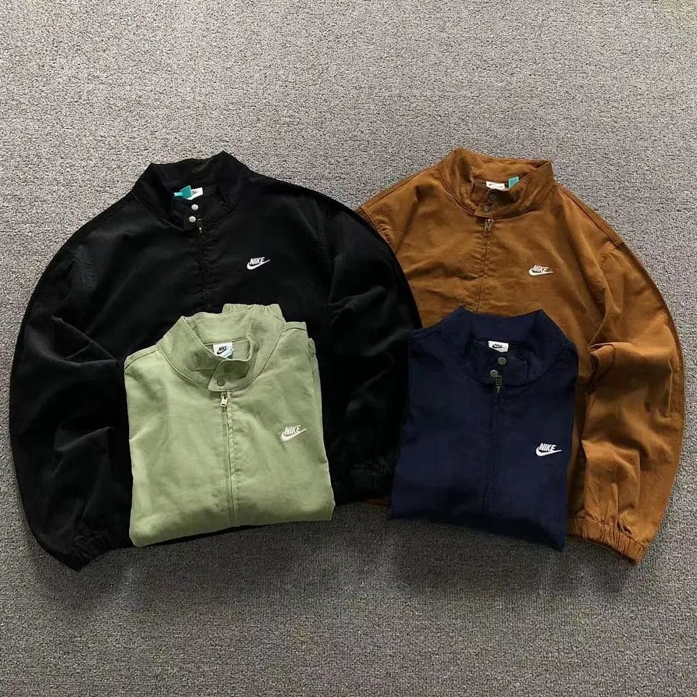 Nike stand collar corduroy jacket