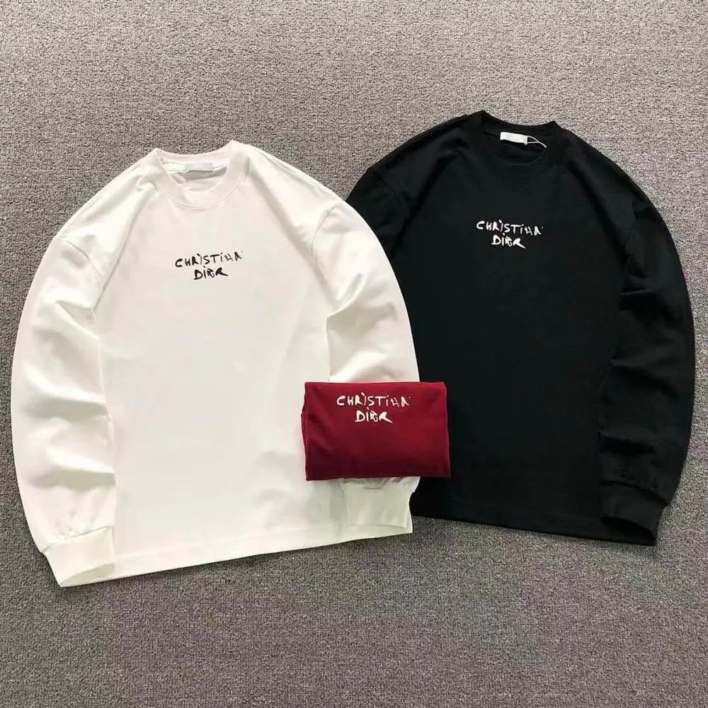 Dior handwritten logo long sleeve shirt — W2CFinds curated find