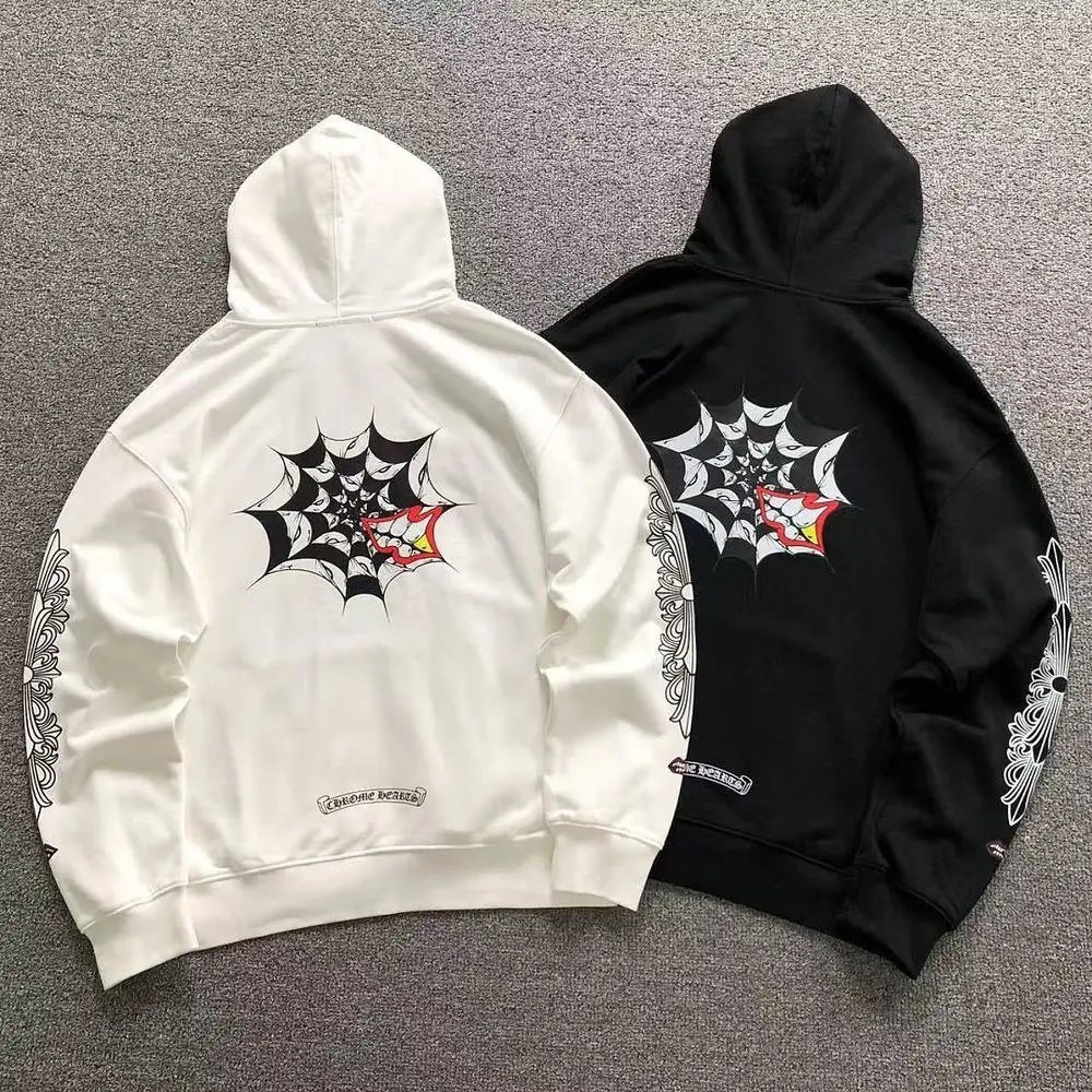 Chrome Hearts spider web print hoodie — W2CFinds curated find
