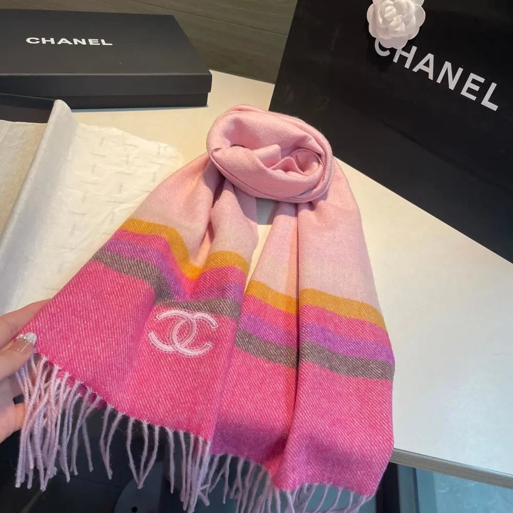 Chanel Scarves Logo-patterned image 8