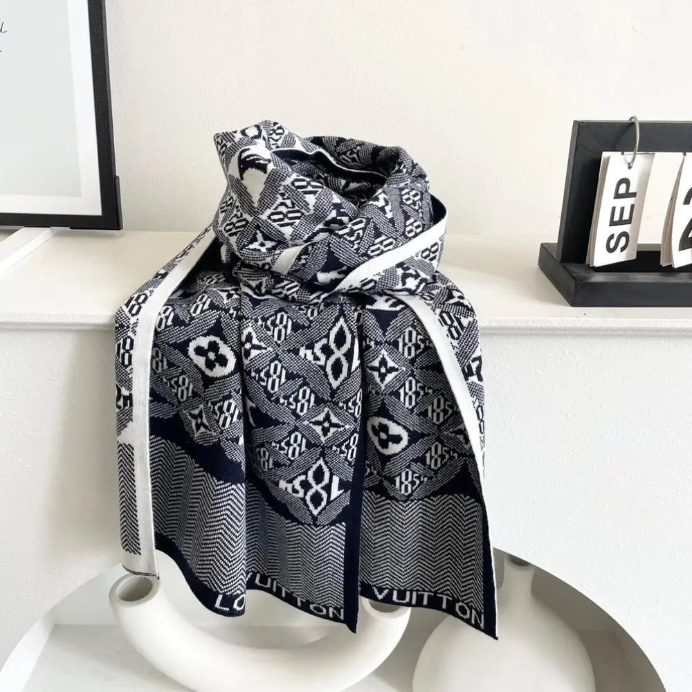 Louis Vuitton Scarves Oversized Monogram Fringe Scarf image 8