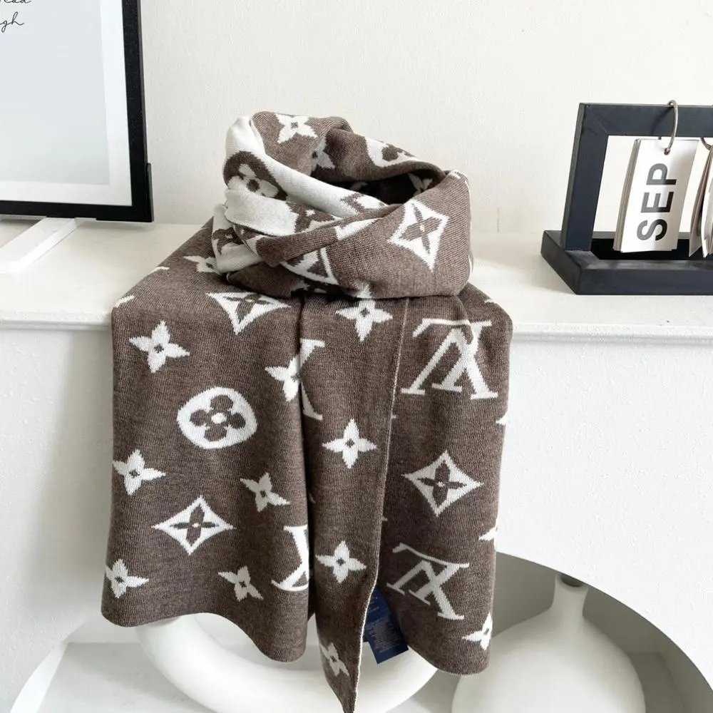 Louis Vuitton Scarves Oversized Monogram Fringe Scarf image 10